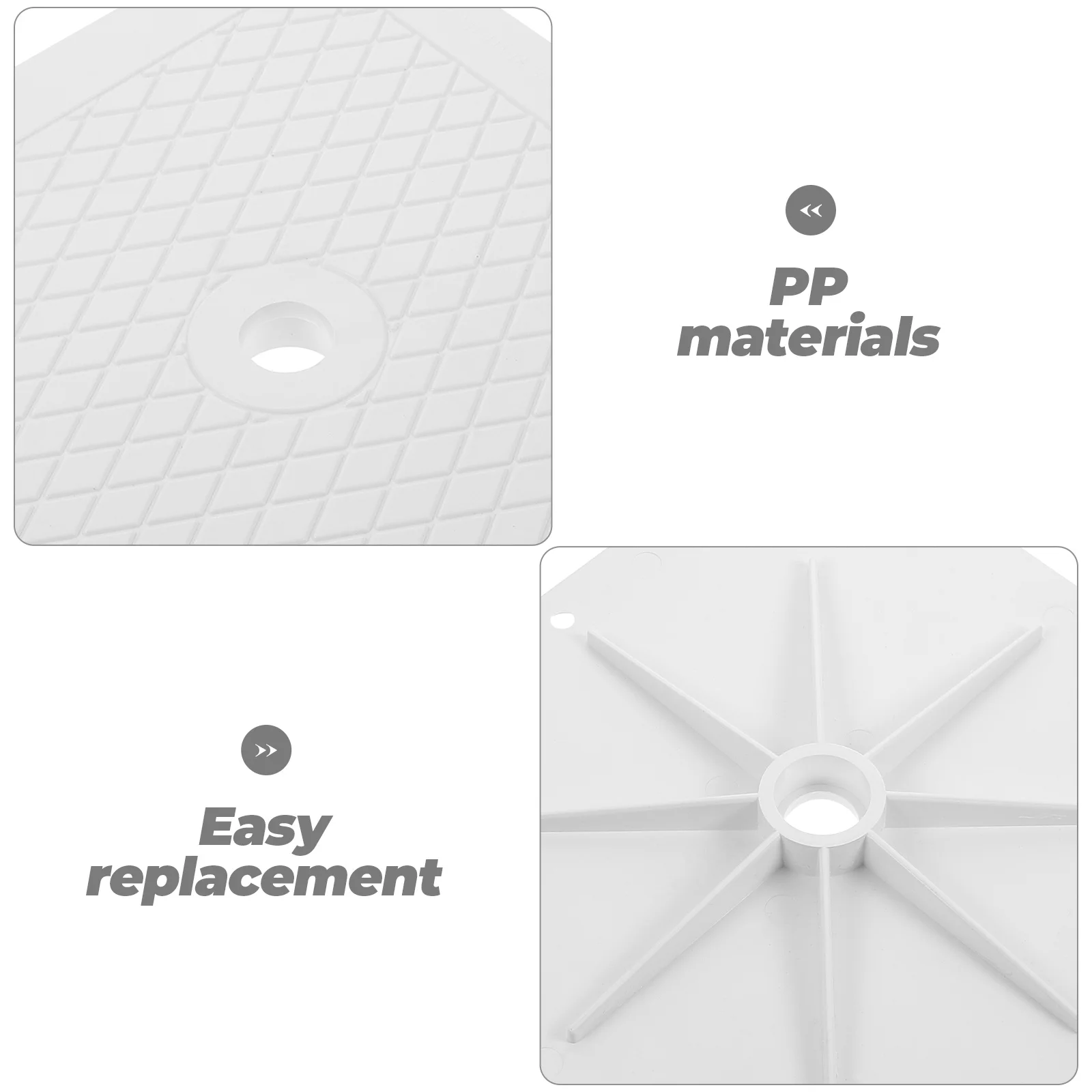 

Skim Cover Plate Swimming Pool Skimmer Deck Lid Inflatable for Square Replacement Pp