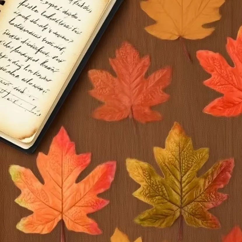 

High Quality Silk Maple Leaf Halloween Christmas Party Decoration Autumn Home Vase Table Wedding Scrapbook Artificial Plants Diy