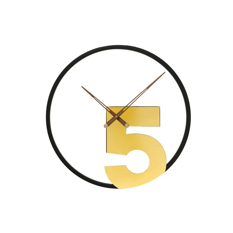 

Simple household clock decoration Nordic decoration light luxury wall clock living room creative clock wall hanging