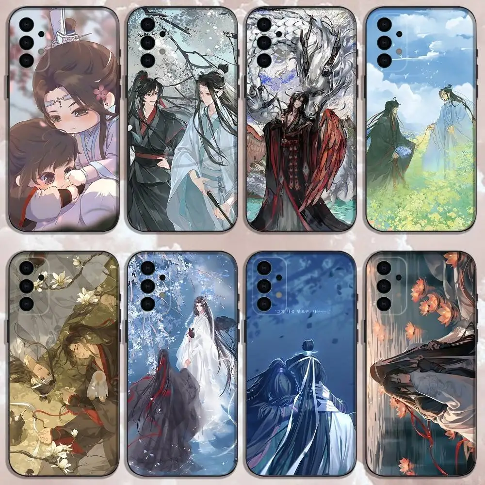 

Mo D-Dao Z-Zu Shi Phone Case For Samsung Galaxy A73,31,32,72,41,53,52,71,22,5G,Note,J7,8,9 Soft Black Cover