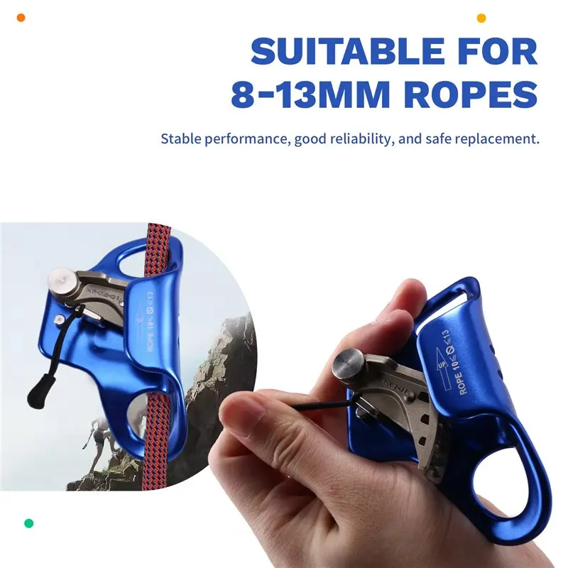 Chest Ascender Abdominal Rock Climbing Device For Outdoor Vertical Rope Climbing Rope Clamp 8-13MM - view 2