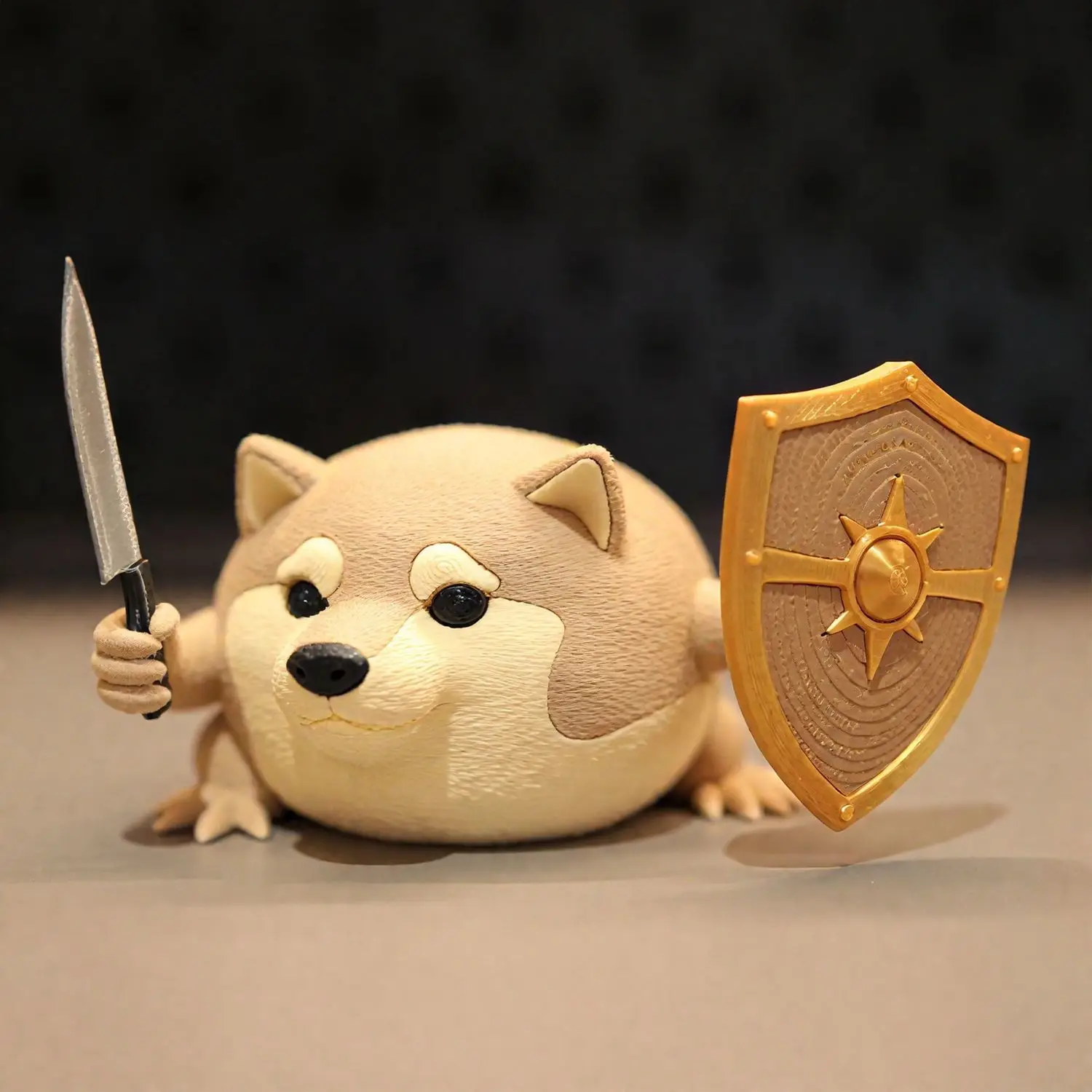 

2026 New what The Dog Doing" Meme Knife Shield Dog Funny Banana Cat Abstract Charm Novelty Gag Trendy Gift For Friends