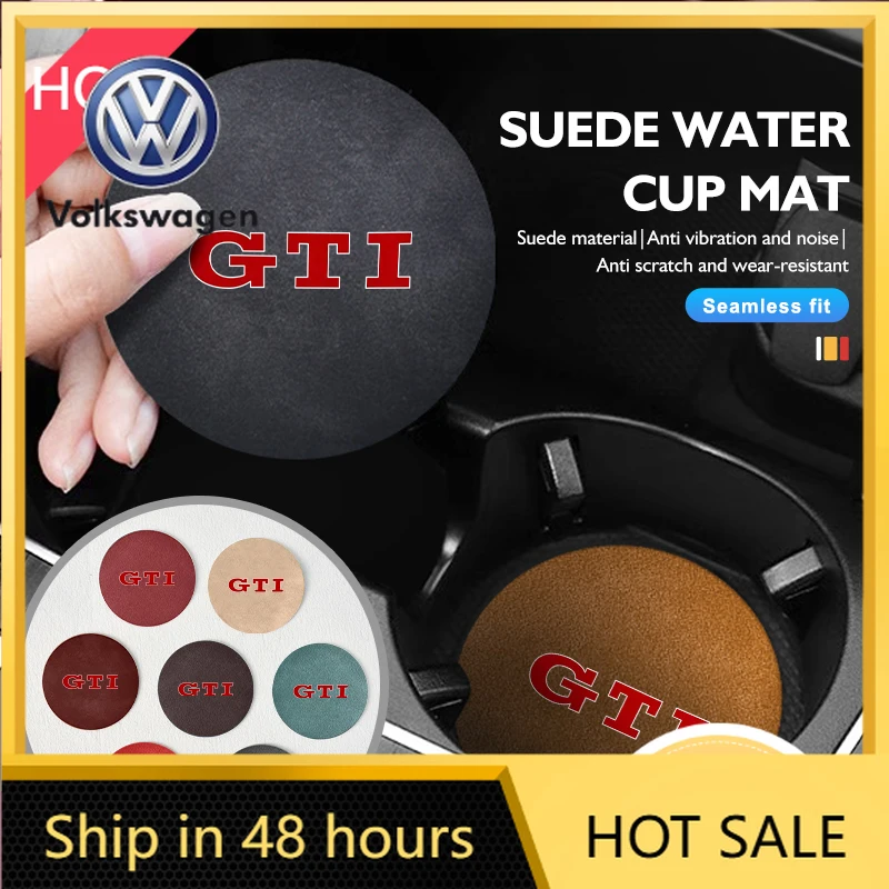 

Golf 3 4 MK3 MK4 2026 Hot For VW VOLKSWAGEN For Volkswagen 2pcs Car Drink Bottle Cup Holder Anti Slip Coasters Accessories Golf