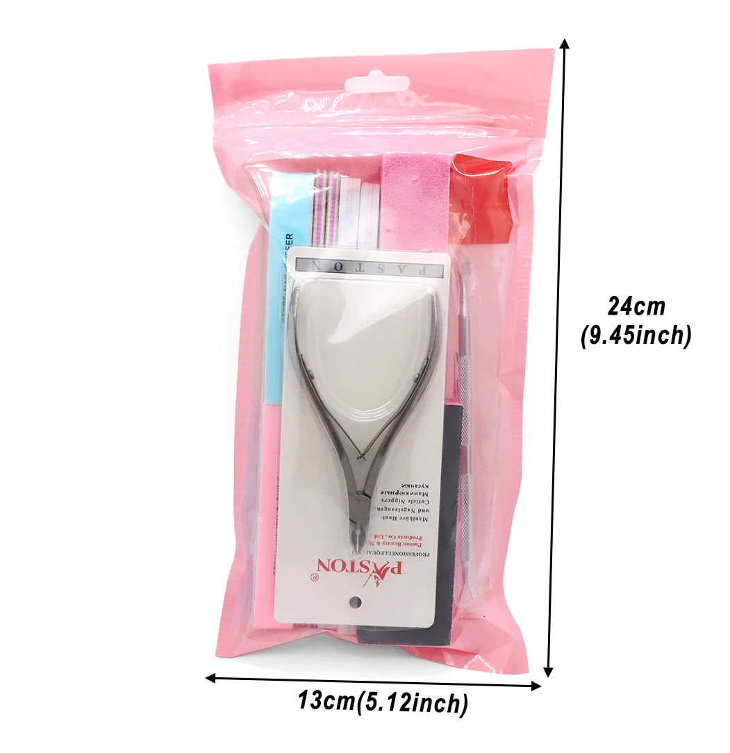 10Pcs Manicure Set Manicure Set Professional Nail Clipper Kit Nail Filing Shaping 2pcs Block Polishing  Dead Skin Scissors