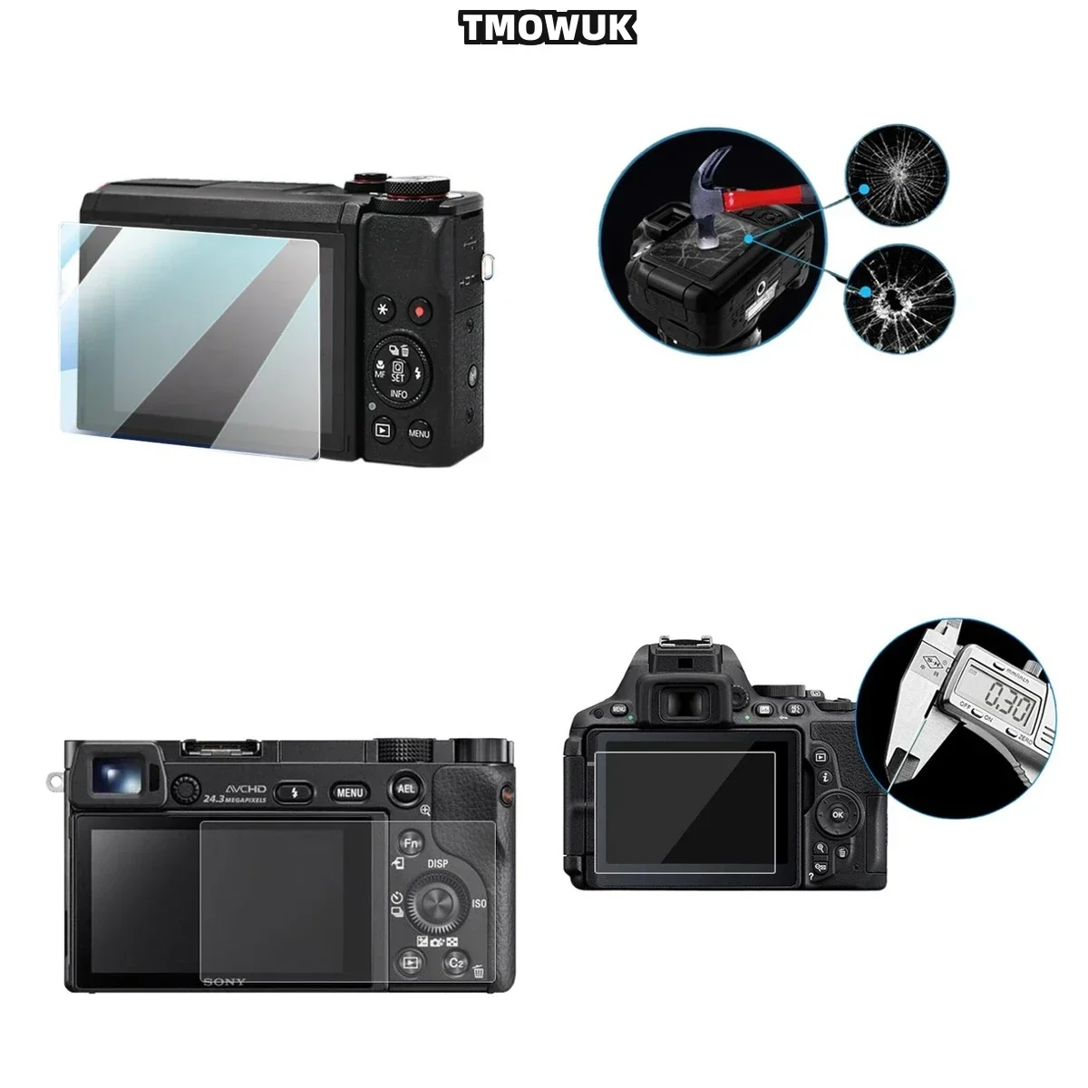 

Ultra-Clear Screen Protector For Canon G7X3 850D M200 - 9H Tempered Glass & Bubble-Free Design