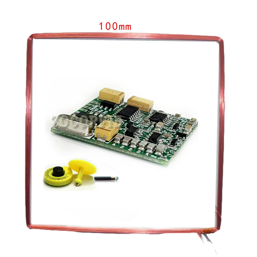 134.2KHZ Animal Tag Reader Module TTL Output AGV RFID FDX-B FDXB ISO11784 Long Distance