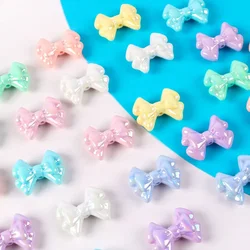AB Colorful Bow Loose Spacer Beads DIY Necklace Bracelet Earrings Jewelry Making Handmade Material Loose Pendants