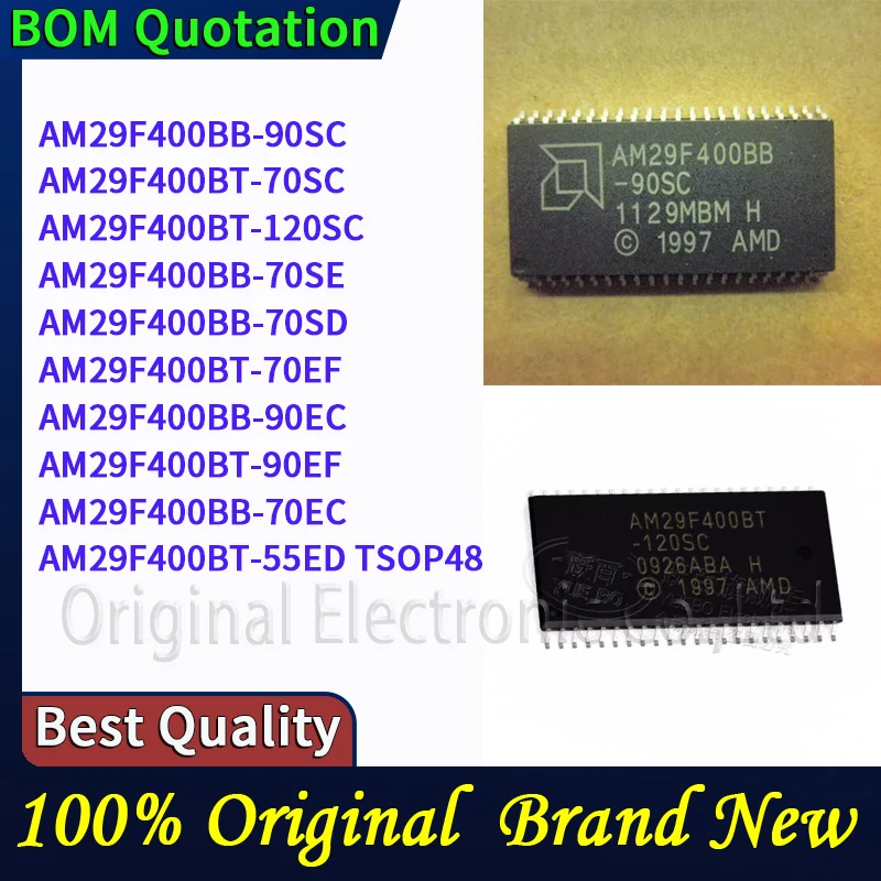 AM29F400BB-90SC AM29F400BT-70SC AM29F400BT-120SC AM29F400BB-70SE AM29F400BB-70SD AM29F400BT-70EF AM29F400BB-90EC AM29F400BT-90EF