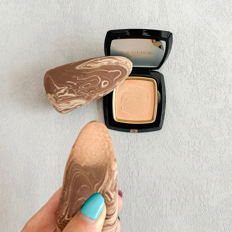 Conical Makeup Sponge Wet Dry Dual‑Use Makeup Puffs Non-latex Soft Cosmetic Foundation Sponge Comestic Puffs for Face Makeup