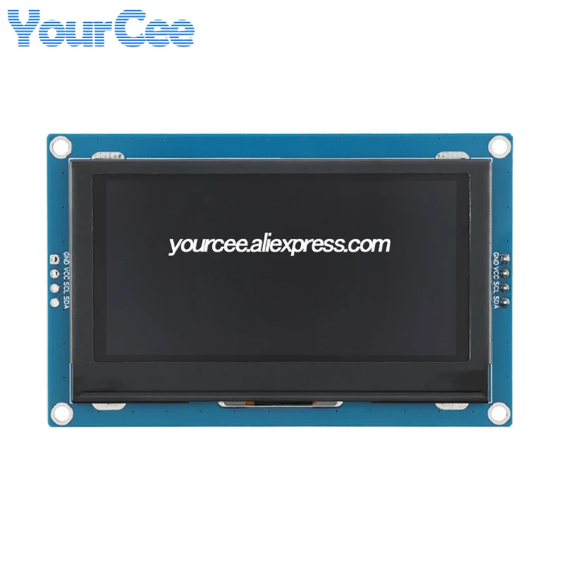 Picture 5: 2.7'' 2.7 inch white OLED screen LCD display Module resolution 128*64 IIC I2C interface SSD1325 SSD1327 Drive