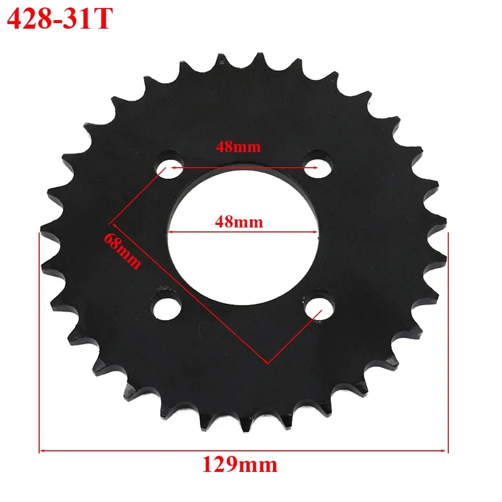 Motorcycle 428 Shain 31T/32T 32 Tooth 48MM Rear Sprocket gear for 110cc 125cc 140cc Pit Dirt Bike ATV Go Kart Buggy Quad Parts