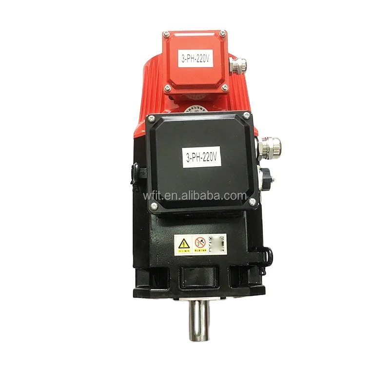 

9.5KW 380V high speed 8000rpm cnc spindle ac servo motor