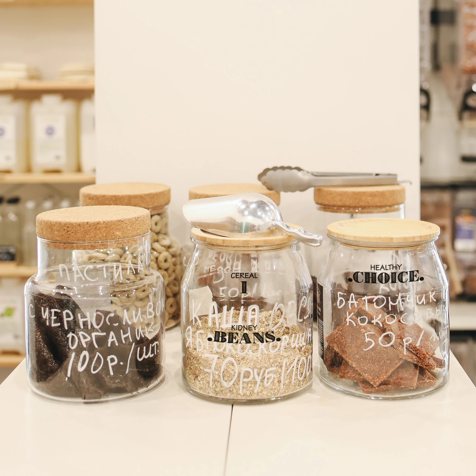

6 Pcs Pantry Mark Stickers Waterproof Storage Jar Labels Blackboard Food Fridge Pvc Self-adhesive Laundry Room Freezer Meal