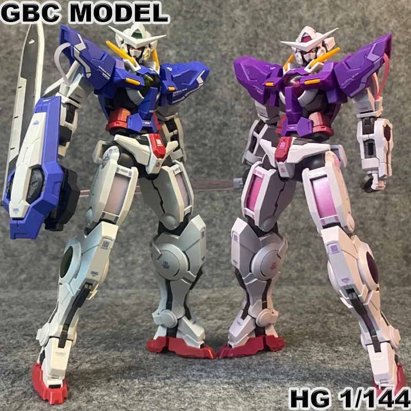 Горячая новинка: Модель GBC 1/144 HG GN-001 Exia MB Style Three Red — сборный набор, аниме-фигурка, робот, пластиковая модель, подарок, игрушка
