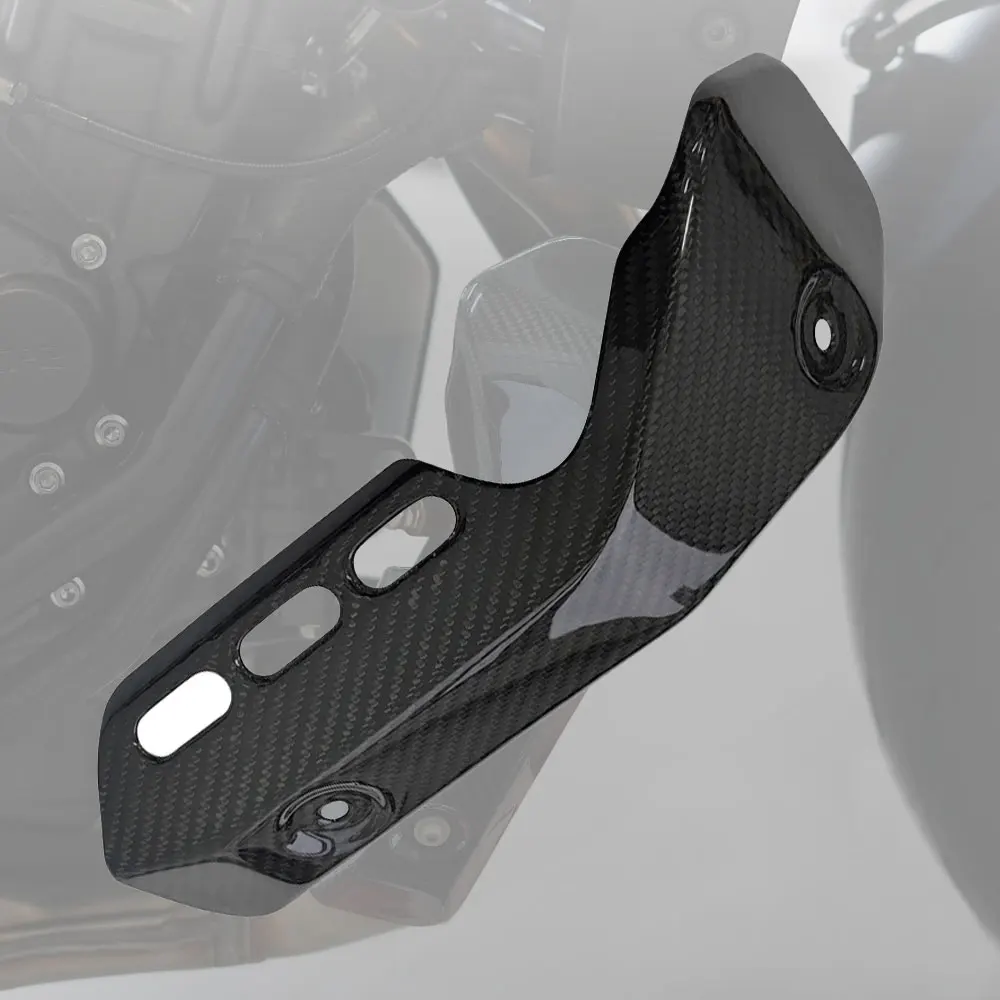

Carbon Fiber Motorcycle Exhausts Pipes Protection Cover for YAMAHA MT-07 MT07 2025-2026