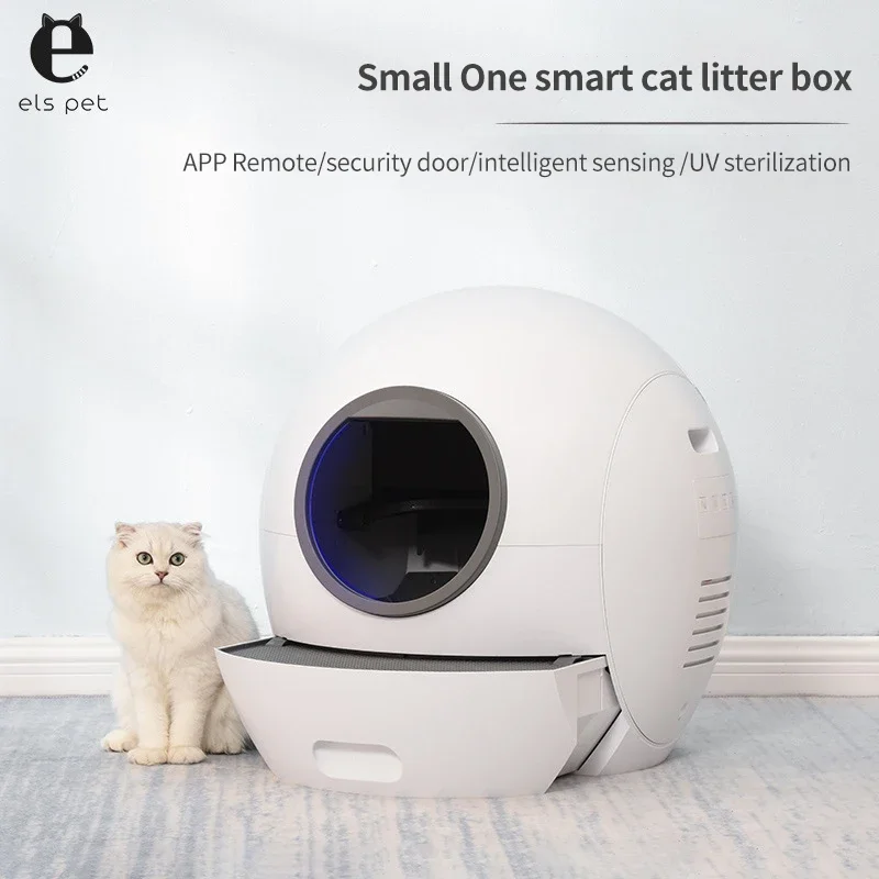 New Type Plastic Closed Automatic Intelligent Wifi Automatic Smart Self Cleaning Cat . Box