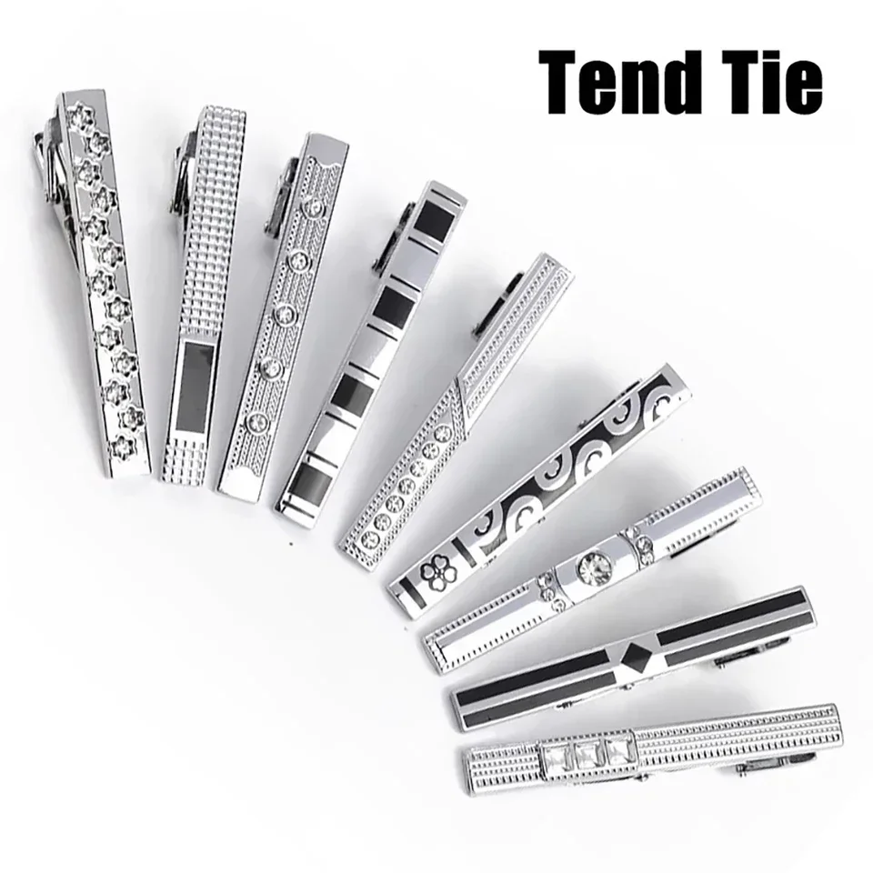

Men's Metal Classic Fashionable Striped Pattern Tie Clip Wedding Party Business Banquets Accessories Gift