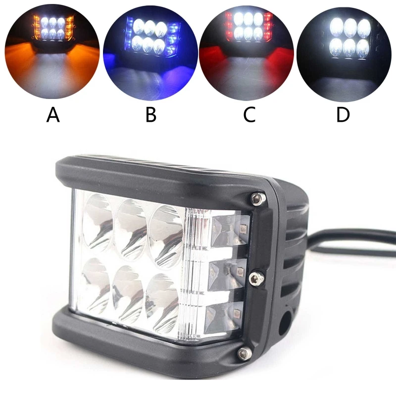 45W LED Work Light Bar Square Spot Beam Off road Car Truck LED Light Cube  IP67 LED Search Light