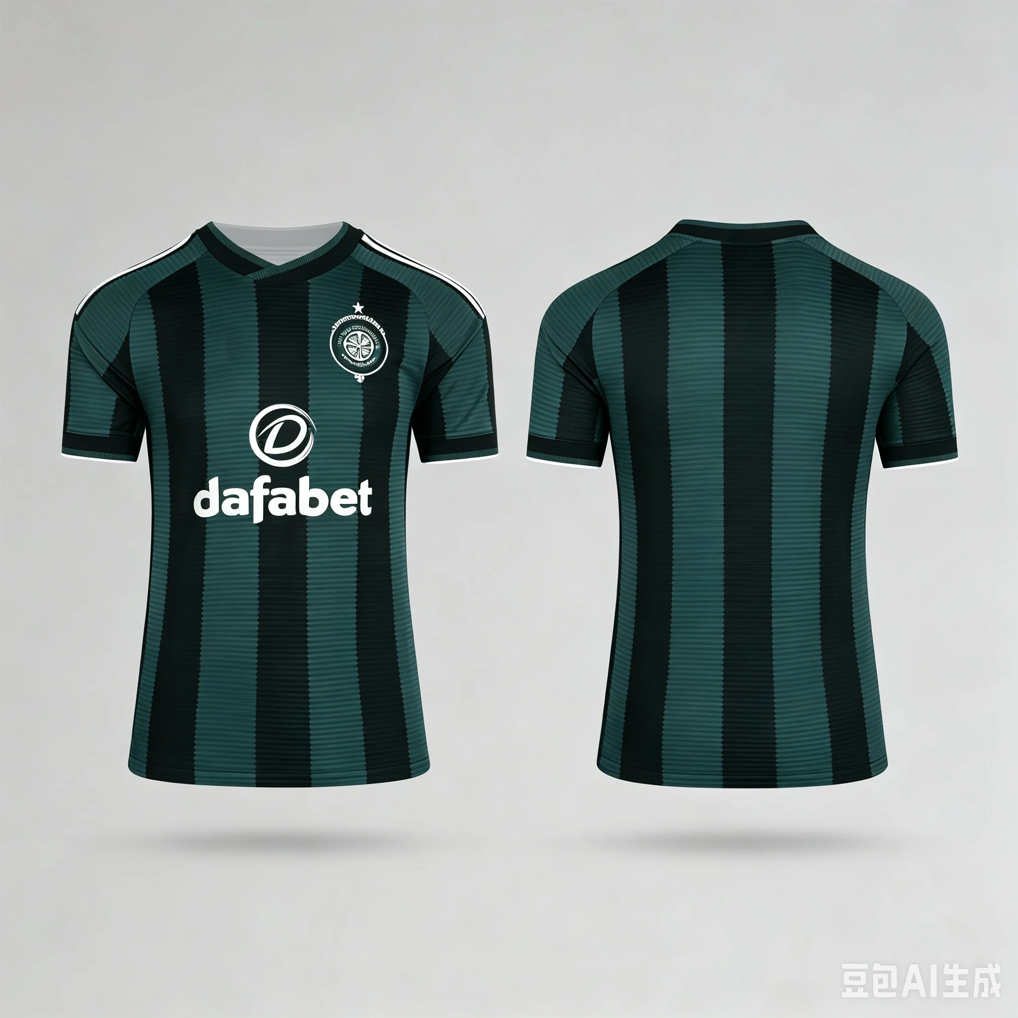 27Vintage Green Striped Celtic Soccer Jersey Men Y2K Blokecore T Shirt Streetwear Short Sleeve Sportswear Casual Family Clothing