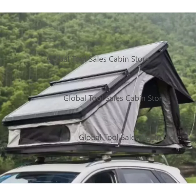 

Chinese Manufacturer Awning Tent Triangle Clam Shell Hard Shell Top Roof Tent Aluminum
