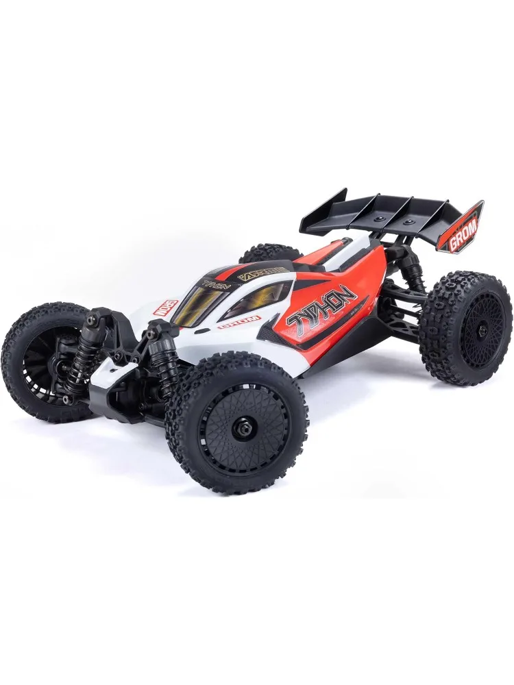 Автомобильный багги Typhon GROM 4x4 Smart Small Scale RTR с аккумулятором и зарядным устройством, красный/белый ARA2106T2