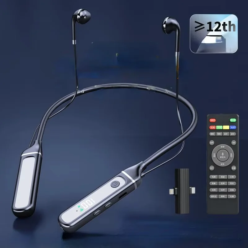 New Live Karaoke 5.3 Bluetooth Headset Built-in Sound Card Mic Wireless Receiver Universal Bluetooth Live Headset Live Streaming