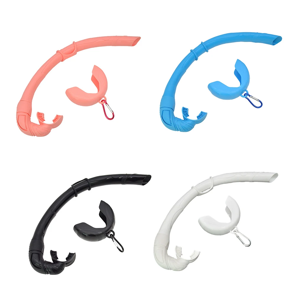 

Silicone Foldable Snorkel With Storage Case Roll Up Snorkel Wet Breathing Tube Freediving Snorkel Silicone Flexible Snorkel Set