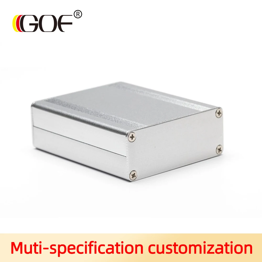 Custom Sheet Metal Fabrication Powder Coating Oxidized Electronic Enclosures Aluminum Instrument Enclosure H06 63*25MM