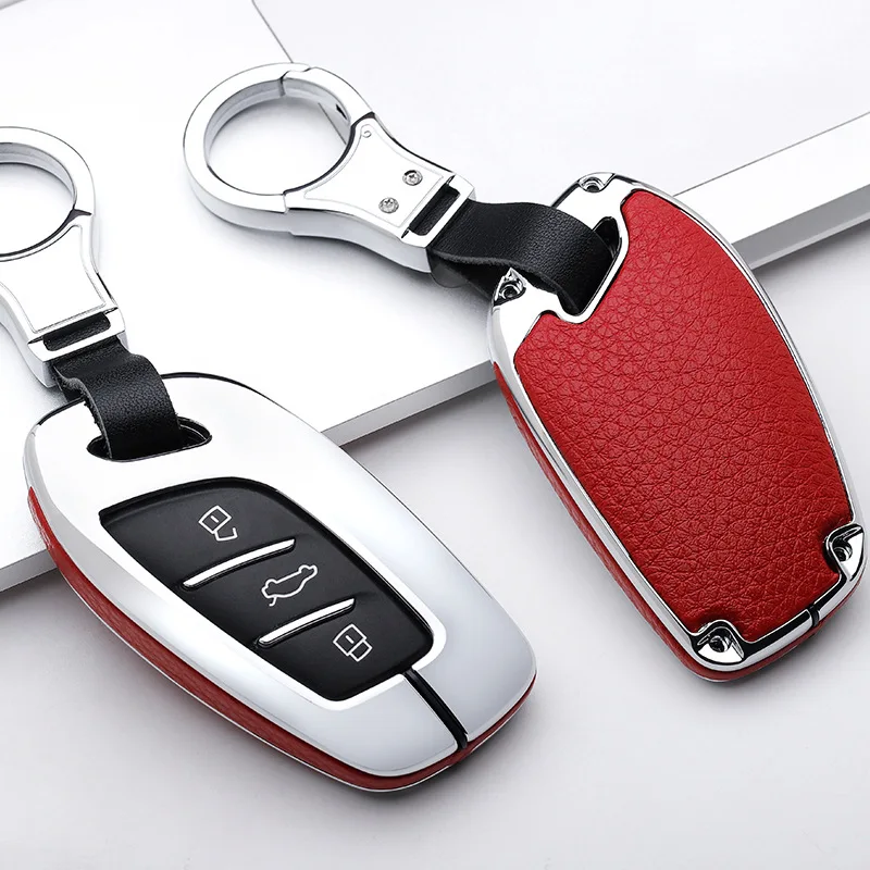 Zinc Alloy Key Case Cover For MG4 MG5 MG6 Mg3 Mg7 MG ZS EV HS EHS ZX GT Roewe RX3 RX8 ERX5 RX5 I6 I5 Car Accessories