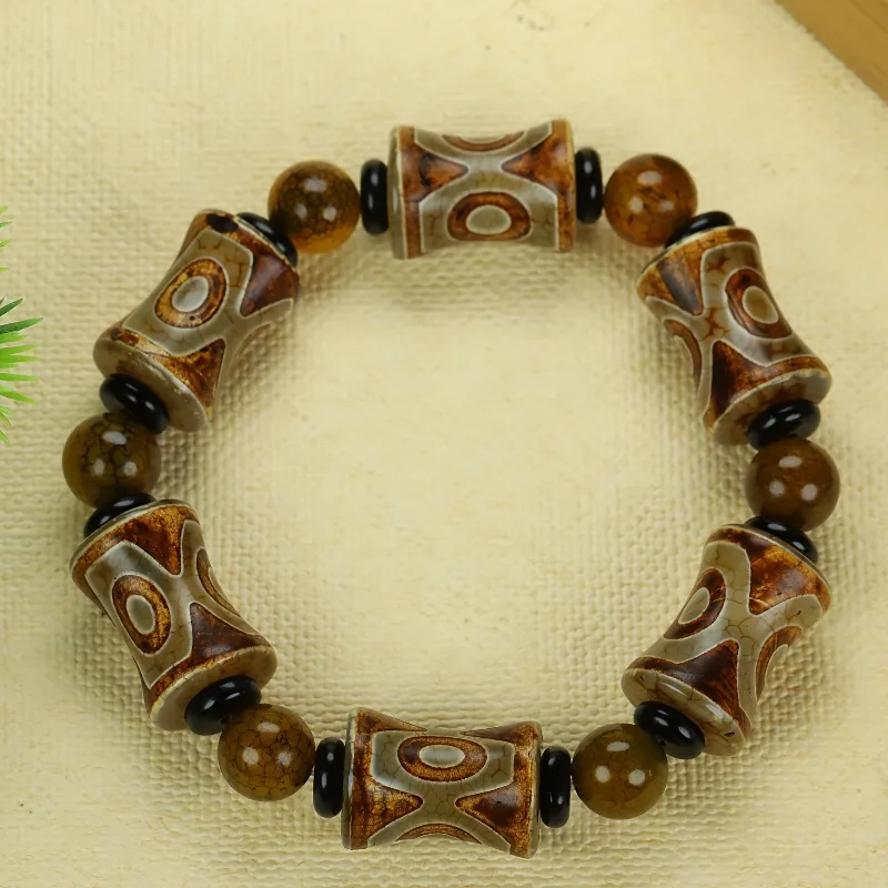 Men's Retro Agate B…