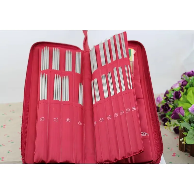 DIY 121 pcs hand knitting needle set, knitting and crochet hook Weaving Tool set.
