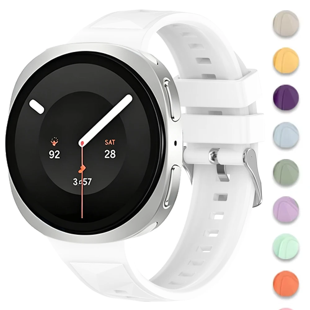 Silicone Strap For Samsung Galaxy Watch 9 8 40mm 44mm/8 Classic Sports Breathable Wristband Samsung Galaxy Watch 9 Accessories