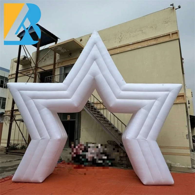 Customized Run Race Inflatable Arch Giant Blow up Star Arch for Decorations Toys