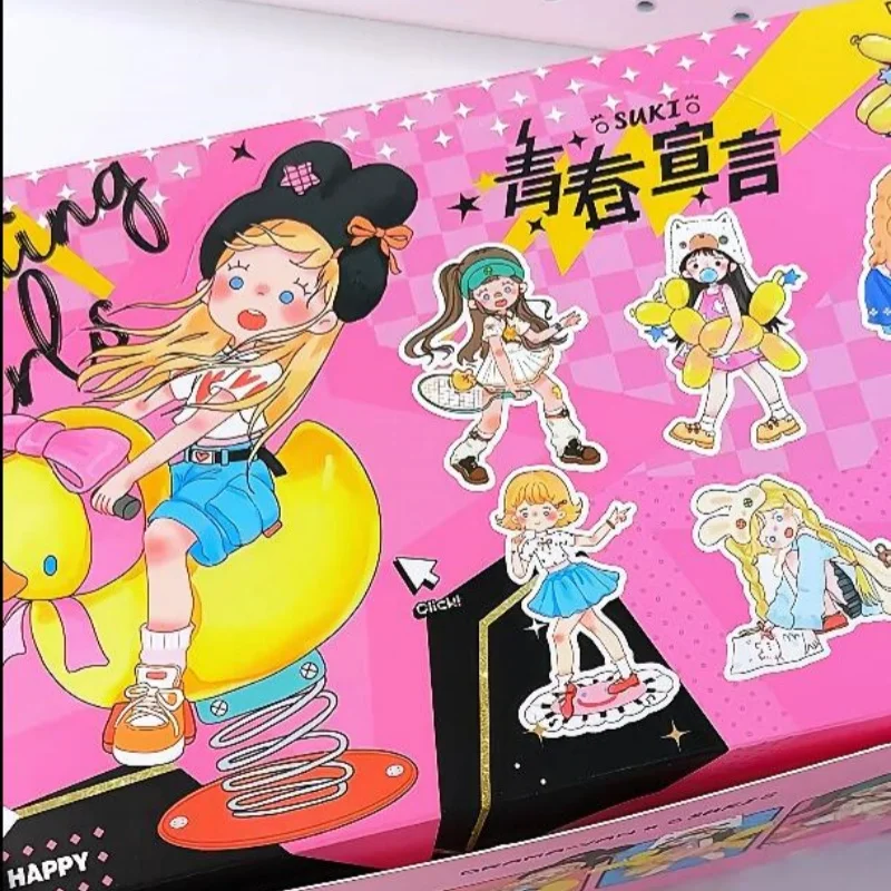 Suki Mystery Box 2ème Génération Série Déclaration Jeunesse Figurine Mignonne Kawaii Boîte Mystère Jouet PVC de Collection Décoration de Bureau Cadeau d'Anniversaire