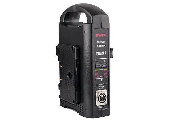 

SWIT S-3822A 2-канальное быстрое зарядное устройство с золотым креплением