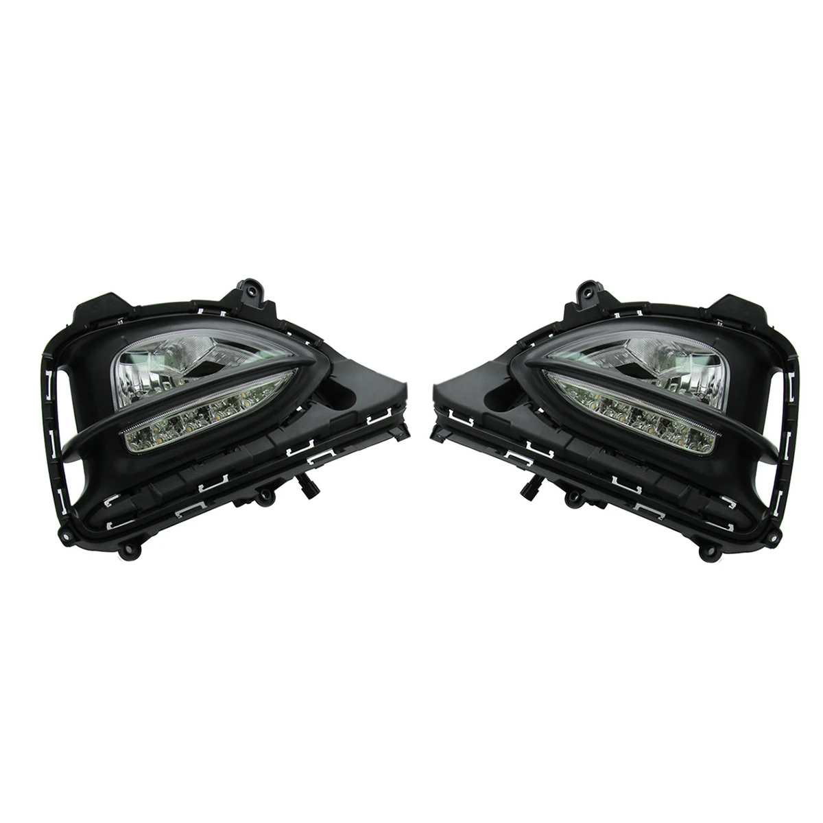 

2Pcs for I20 2018- 2019 LED Daytime Running Light Fog Lamp with Yellow Light