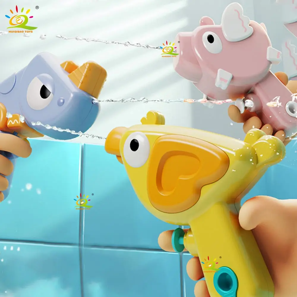 HUIQIBAO Animal-Shaped Semicircle Water Gun Cute Kids' Water Gun for Fun Water Battles Mini Bathroom Water Gun Toy