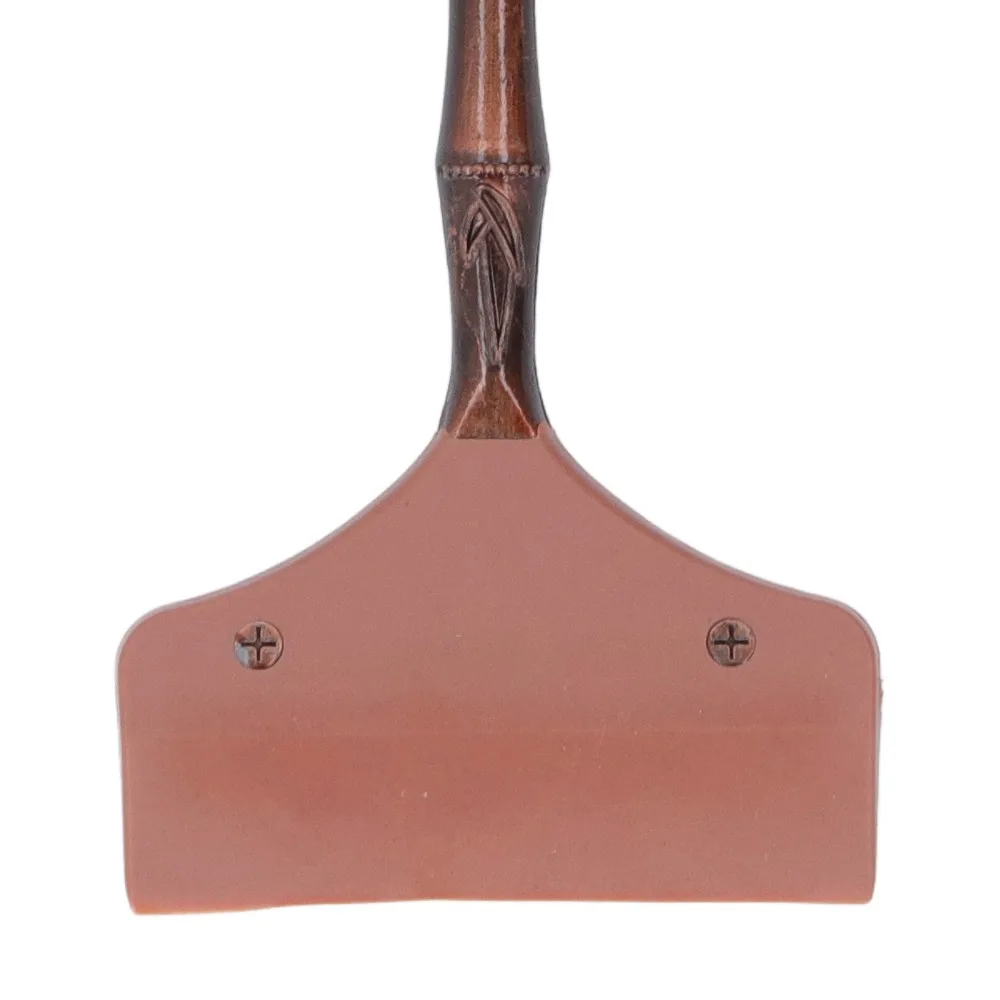 High Hardness Alloy Handle Tea Tray Cleaning Brush Efficient Water Scraper Soft Silicone Head Tea Tray Cleaning Sweeper
