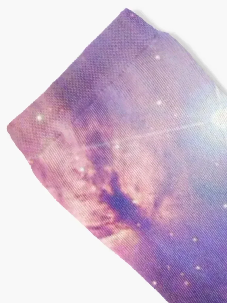 Purple Galaxy Socks anti-slip Stockings man Heating sock hiking Socks Male Women's