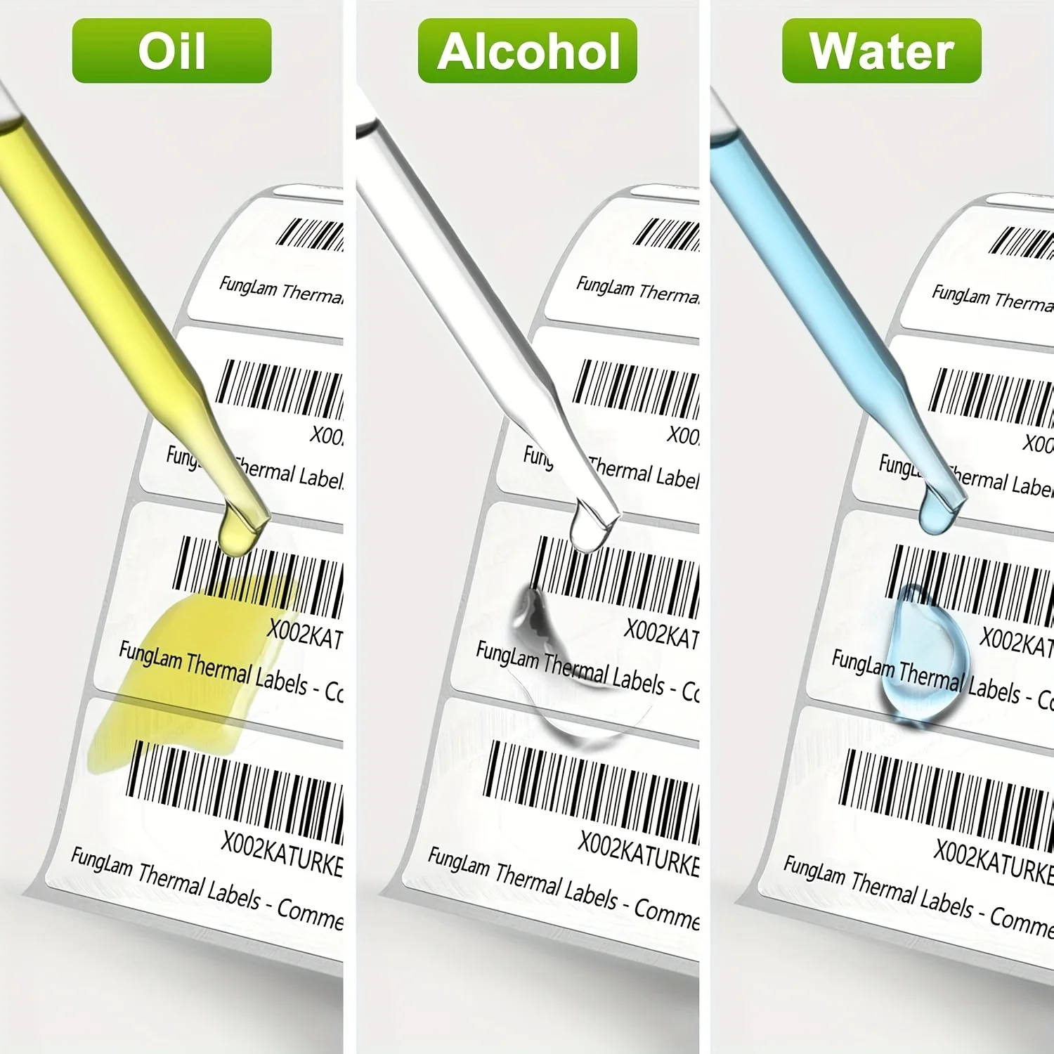 200 Buah, 500 Buah, 2000 Buah Stiker Label Warna Solid Label Perekat Diri Mudah Digunakan & Serbaguna, Cocok untuk Kantor dan Sekolah