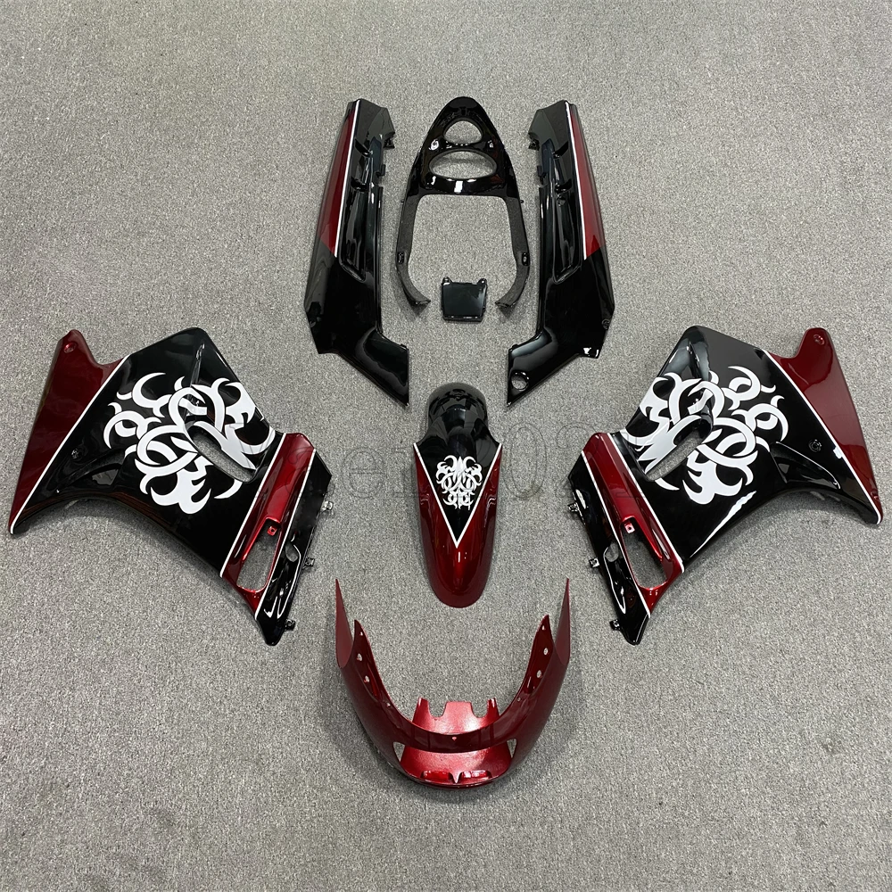 Motorcycle Fairing Kit for ZZR-250 ZZR 250 ZZR250 1990 1991 1992-1995 Body Suit High Quality Injection Molded Case Black Red