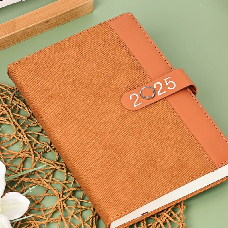 Agenda 2025 Diary Planner Stationery Organizer Notebook and Journal A5 Bullet Notepad Calendar Daily Note Book Day Accessories