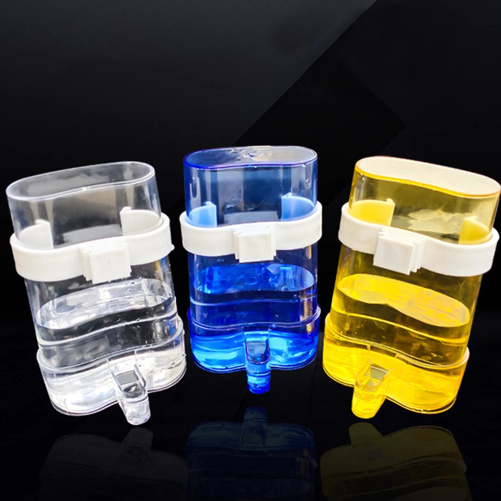 

12pcs Parrot Automatic Water Feeder Bird Cage Hanging Drinking Bottle Durable Pet Supplies Bird Cage Water Dispenser Practical