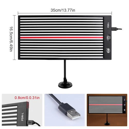 Imagen 2 del producto Herramientas PDR, herramientas de reparación de abolladuras, lámpara Led, Reflector, tablero de línea de luz para eliminación de abolladuras de coche con línea de 3 metros, Uitdeukset