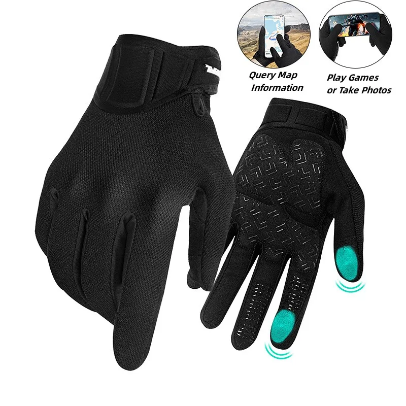 

Autumn Winter Thermal Bicycle Gloves Touchscreen MTB Cycling Gloves with Padded Full Finger Bike Racing Gloves Bike Accessories