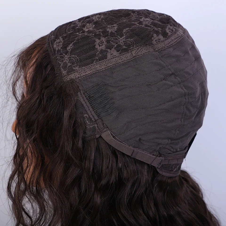 Short Body Wave Wigs 180 Density Ready To Wear Brown Water Wave Bob Brazilian Human Hair Wigs For Women Full Machine Made Wigs