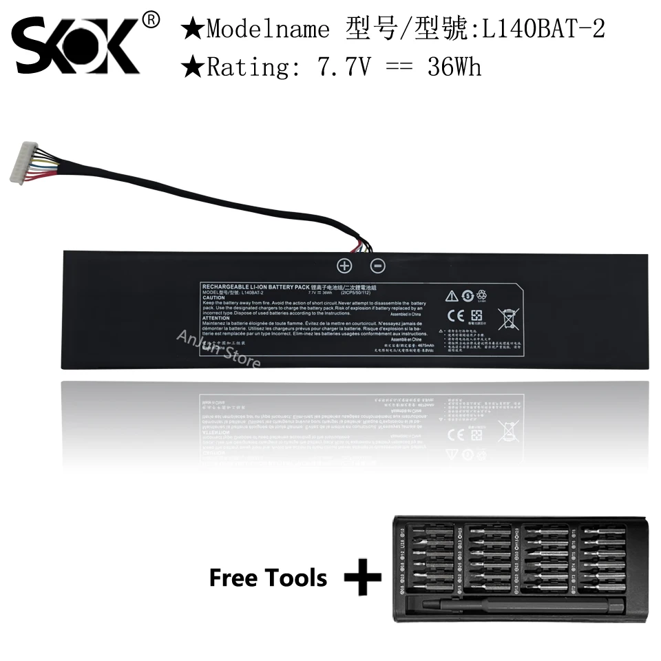 L140BAT-2 Battery For Thunderobot 911 MixBook Air,For GigabyteRC14,L140BAT-4 Battery For Metabox ns50mu 2ICP5/50/112-2