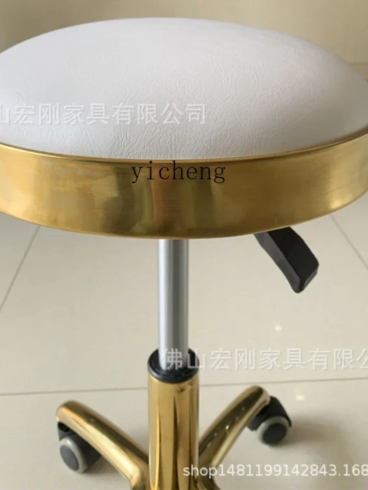 ZC Beauty Stool Chair Pulley Master Chair Hairdressing Barber Shop Lifting Master round Stool Saddle Manicure