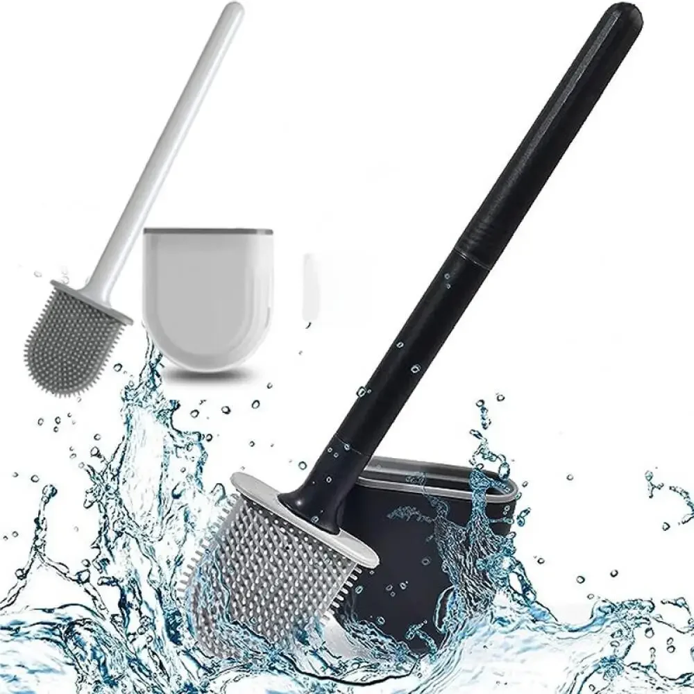 Toilet Brush Removable Wall Cleaning Tool Design Hair Bathroom Essentials Wholesale Price