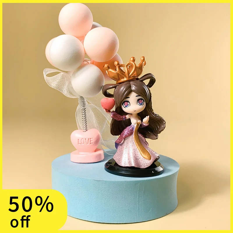 Random Blind Box Mannequin White Light Ying Loli Ice Heiress Teenage Girl Cute Cartoon Toys Office Desktop Ornaments Models